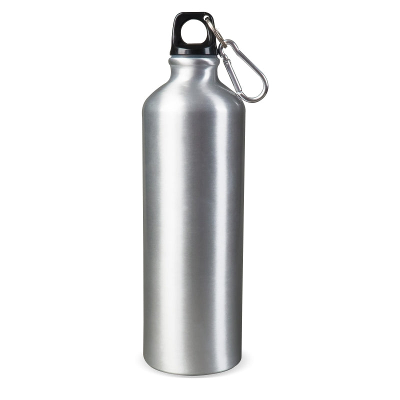Aluminiumflaska med karbinhake 750 ml