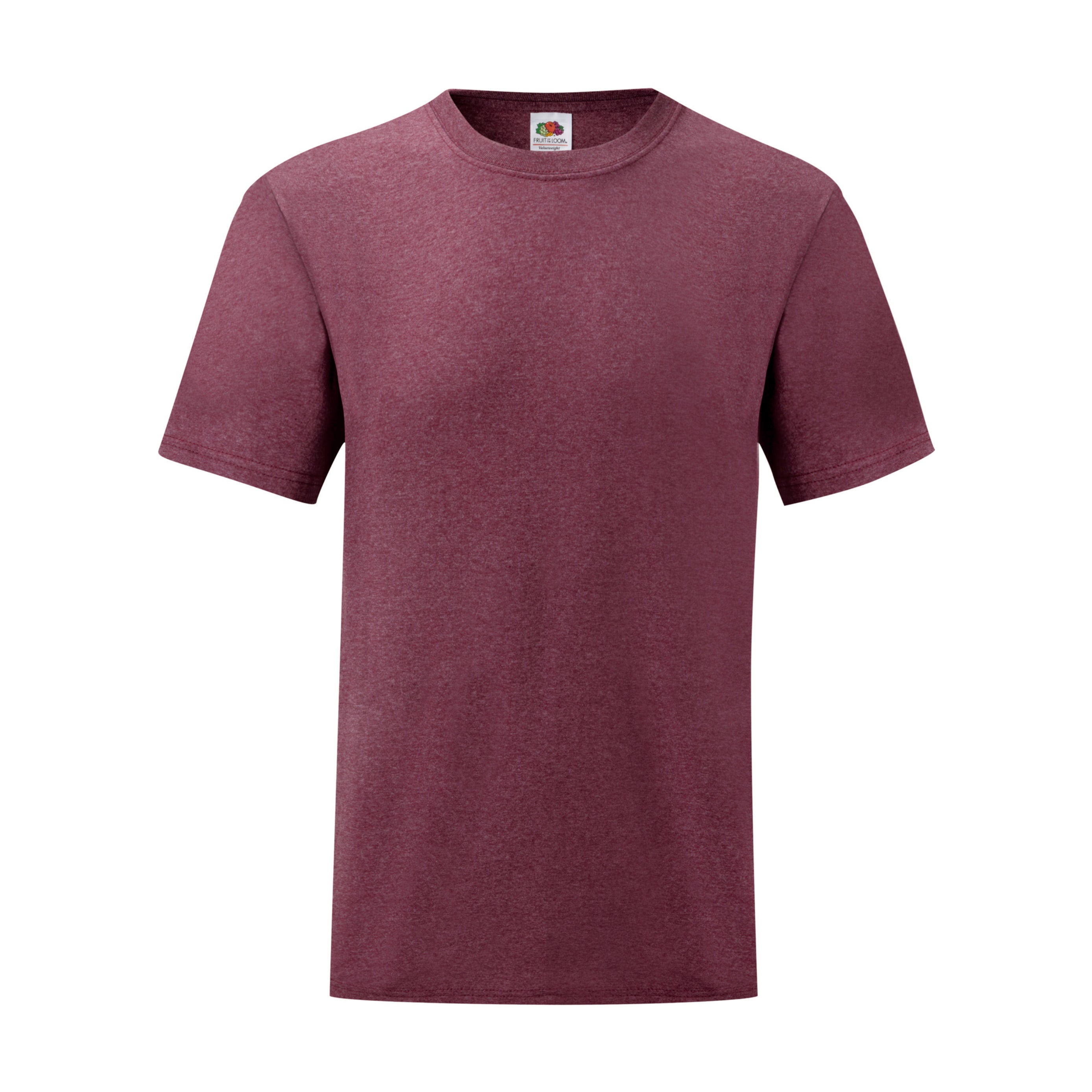 Valueweight Tee - Burgundy, Fruit Of The Loom