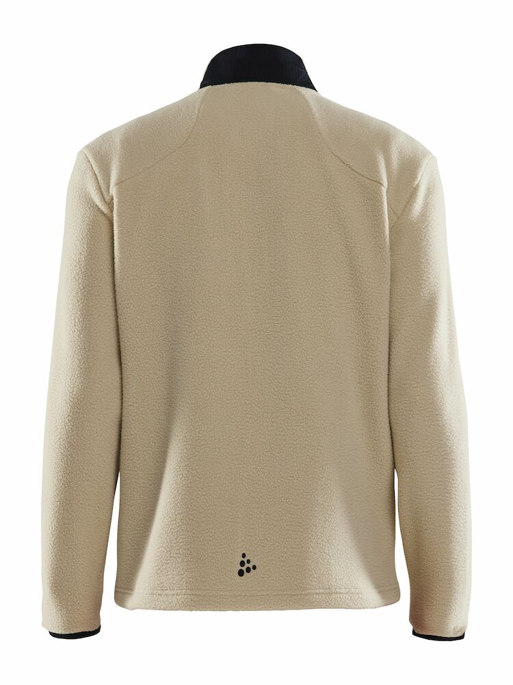 Craft - ADV Explore Pile Fleece Jacket M, Ecru Black