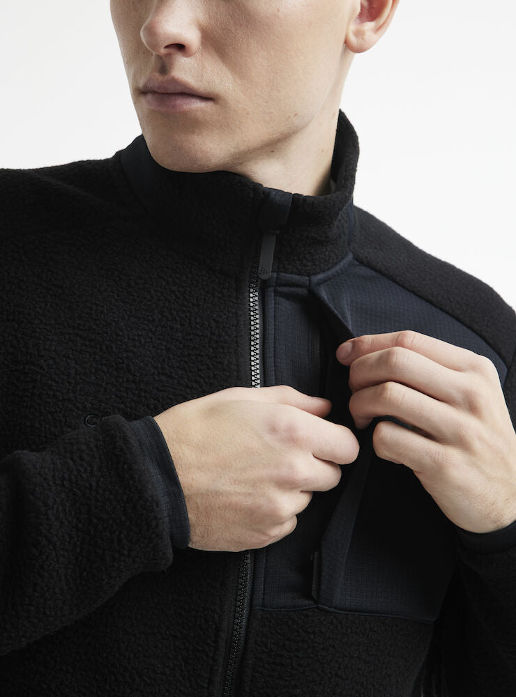 Craft - ADV Explore Pile Fleece Jacket M, Black