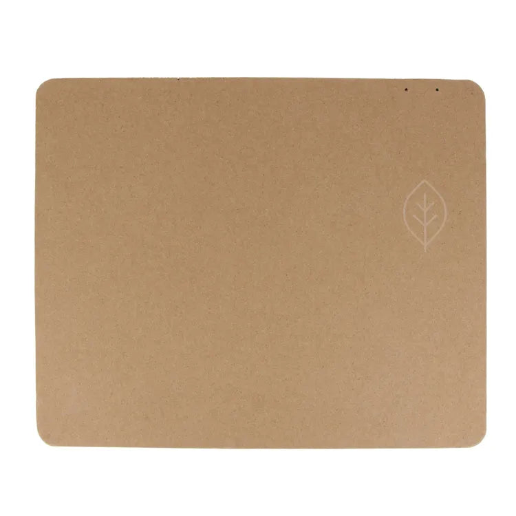 Musmatta med trådlös laddare återvunnet papper