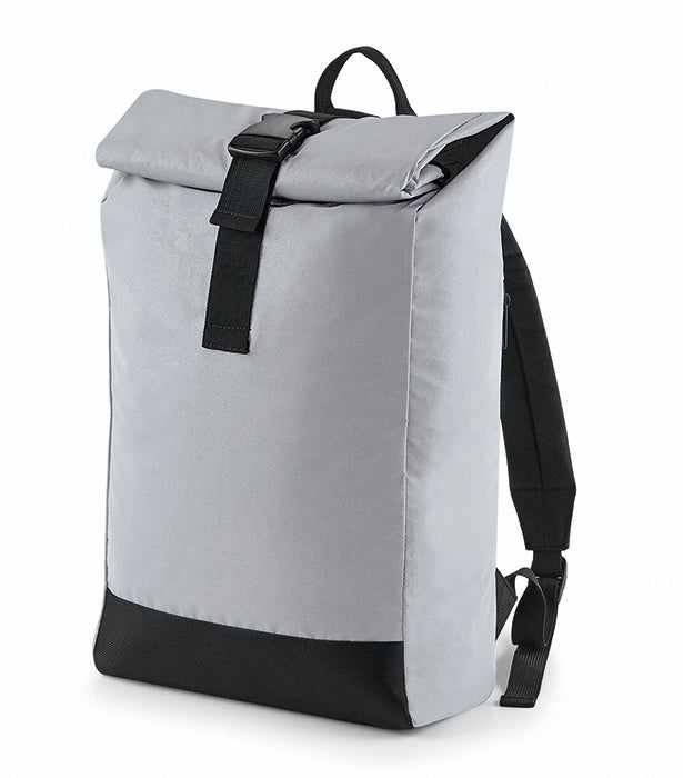 Reflective Roll-Top Backpack